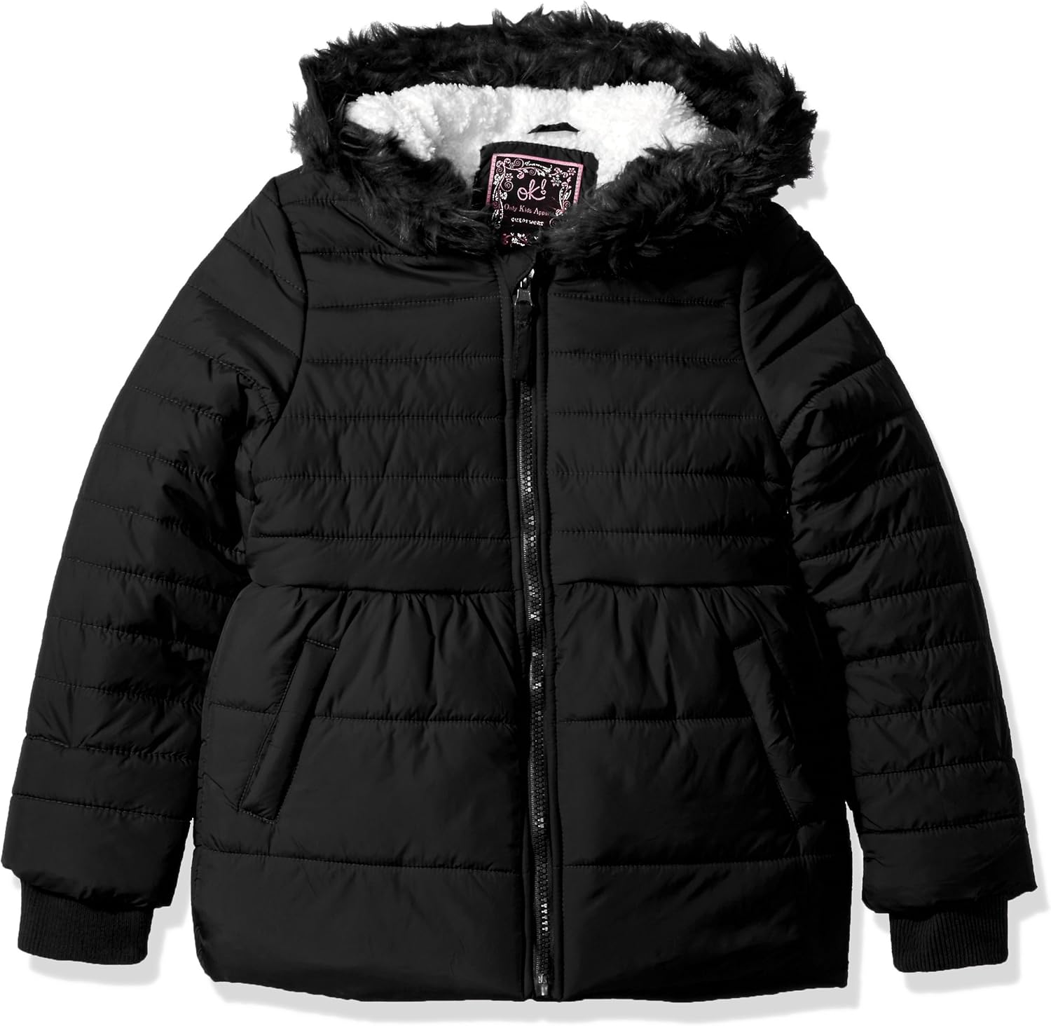 girls quilted jacket