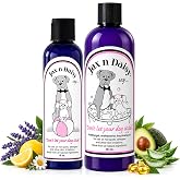 Jax N Daisy Dog Shampoo 16 Oz &amp; Dog Itching Skin Relief Lotion 8 Oz | Natural Lemon &amp; Lavender Ingredients | Gentle Puppy Shampoo for Dogs | Effective Lotion for Dogs &amp; Elimination of Odor