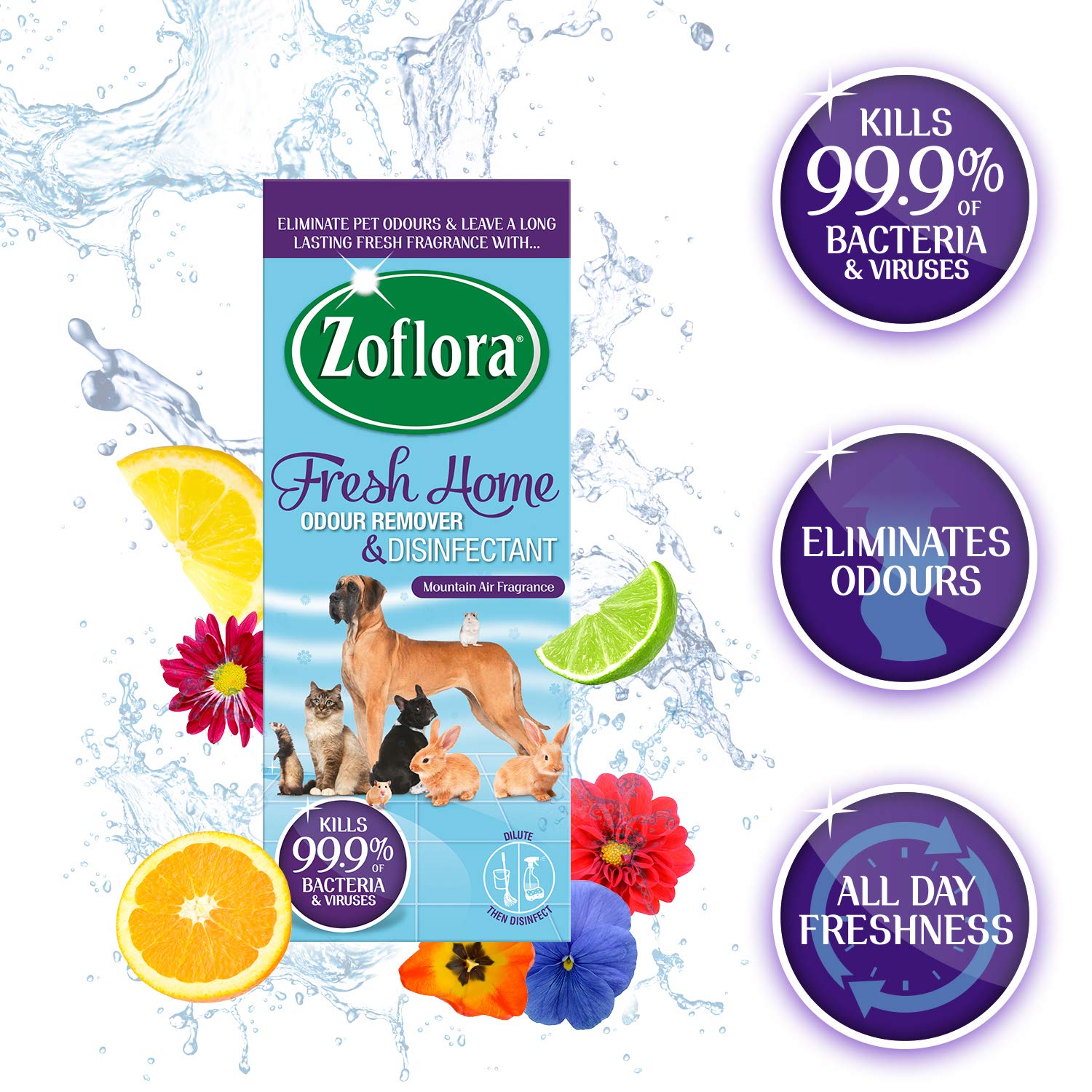 Zoflora Fresh Home Multipurpose Concentrated Antibacterial