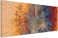 Sinus Art Panoramabild 150x50cm 'Goldener Herbst' – Ölgemälde Auf Leinwand, Modernes Wandbild Für Wohnzimmer & Büro