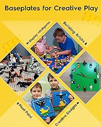 Pokiiulk Classic Baseplates Building Plates-Pack of