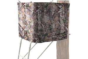 SFCDDTLG Hunting Tree Stand Blinds- Treestand Camo Blind Cover- Hunting Camouflage Ground Blind with Zipper for Deer, Turkey Hunting (Frames Not Included)