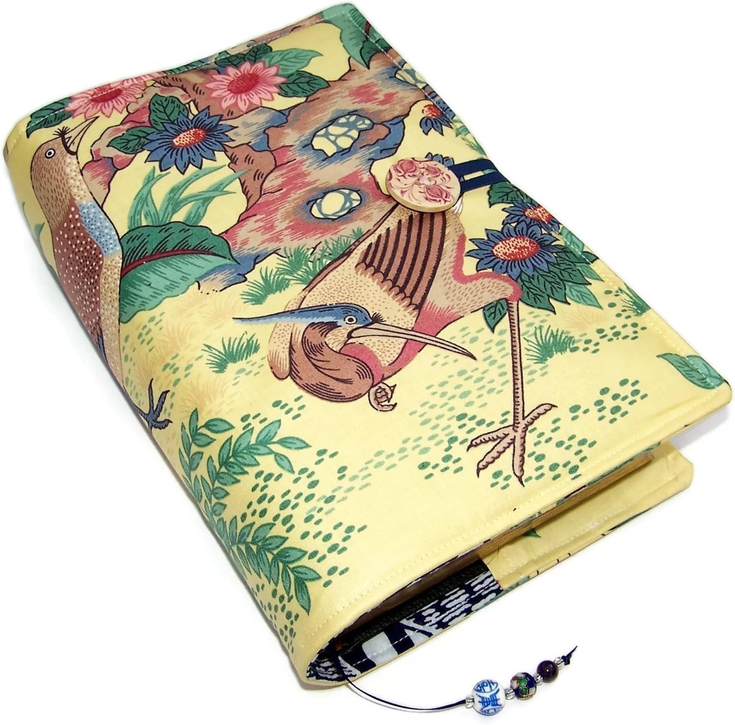 Large Bible Cover Custom Size Option Exotic Birds