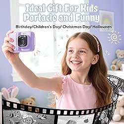 ETIKEZ Kids Camera, 1080P Instant Digital Print