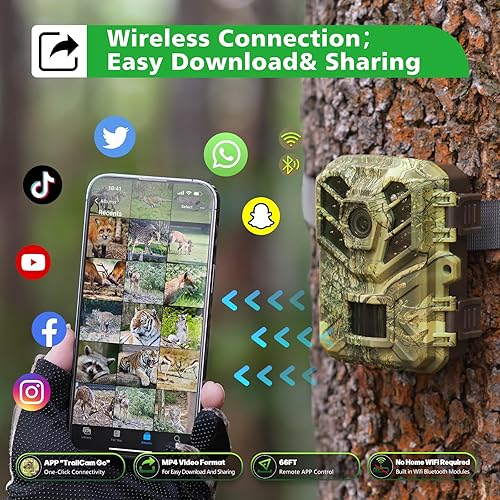 Game Cameras Wildlife Camera Linked To Phone Coolifepro Trail