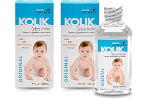 Dr. Chase Kolik Original Gripe Water - Colic Relief for Newborns & Infants - Safe, All Natural Gas Drops for Babies - Herbal Formula to Ease Digestive Discomfort & Fussiness - 5 fl. Oz (Pack of 2)