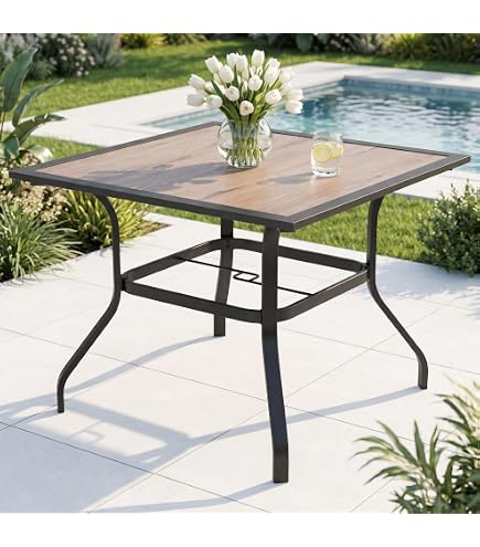 http southnext.us wrought-iron-patio-tables-with-umbrella-hole.html Patio Dining Table Wrought Iron Patio Furniture Outdoor Bistro Table Outdoor Side Table with Umbrella Hole for Backyard Garden Patio Porch, Bronze : Patio, Lawn & Garden handbag sale Loungefly Bambi Blue white St. Croix Rod Model:7'0