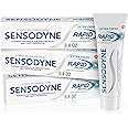 Sensodyne Rapid Relief Sensitive Toothpaste, Extra Fresh - 3.4 Ounces (Pack of 3)
