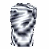 Genuine Striped Tank Top Sleeveless Shirt Light