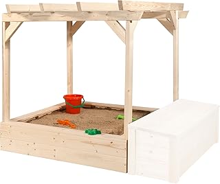 Weka Holzbau Pergola und Sandkasten (125 x 120cm)