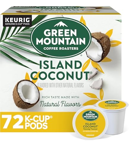 Amazon.com: Green Mountain Coffee Island Coconut - 18 ct : Grocery