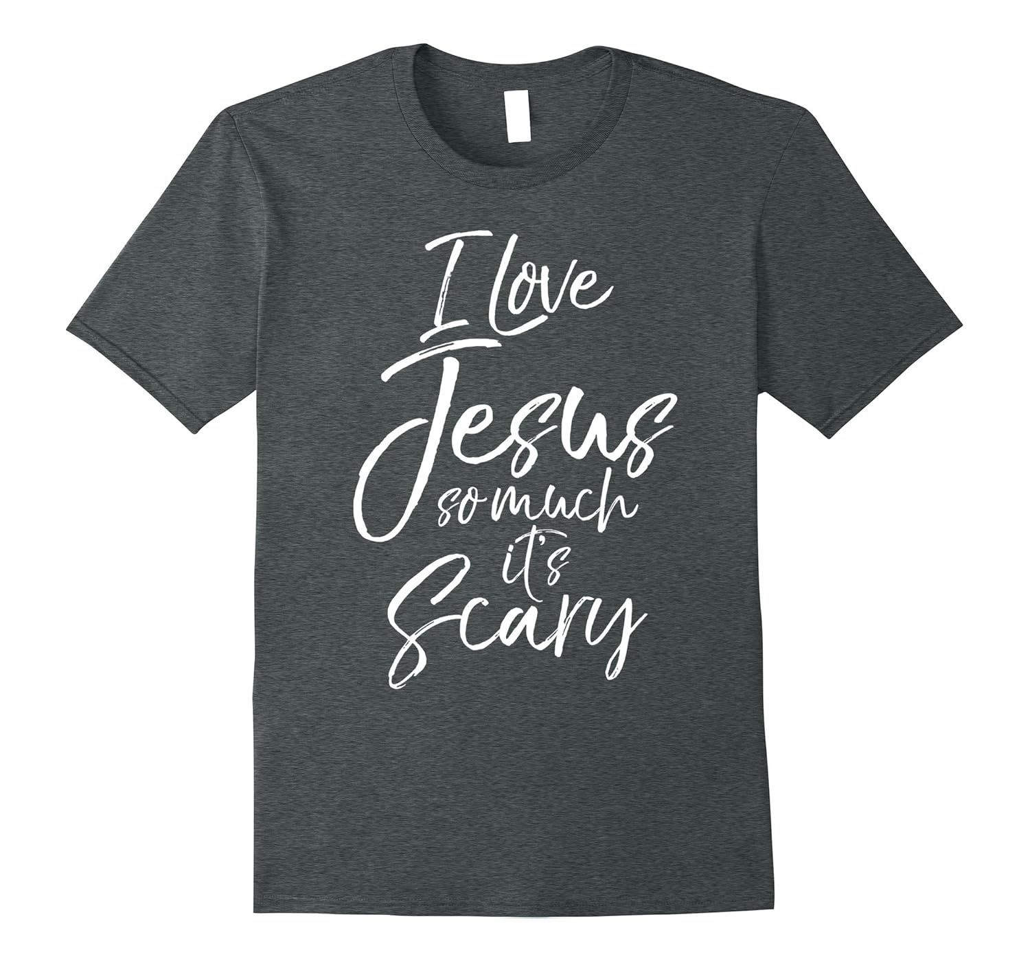 I Love Jesus So Much it's Scary Shirt Halloween Costume Tee-Rose