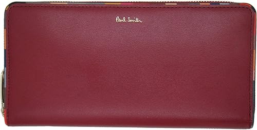 Amazon ポールスミス Paul Smith スワールトリム ラウンドファスナー 長財布 ラズベリー 財布 Amazon ポールスミス Paul Smith スワールトリム ラウンドファスナー 長財布 ラズベリー 財布