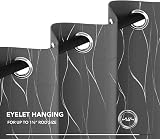 Deconovo Blackout Curtains Thermal Insulated 46x54 Inch Grey 2 Panels view 5