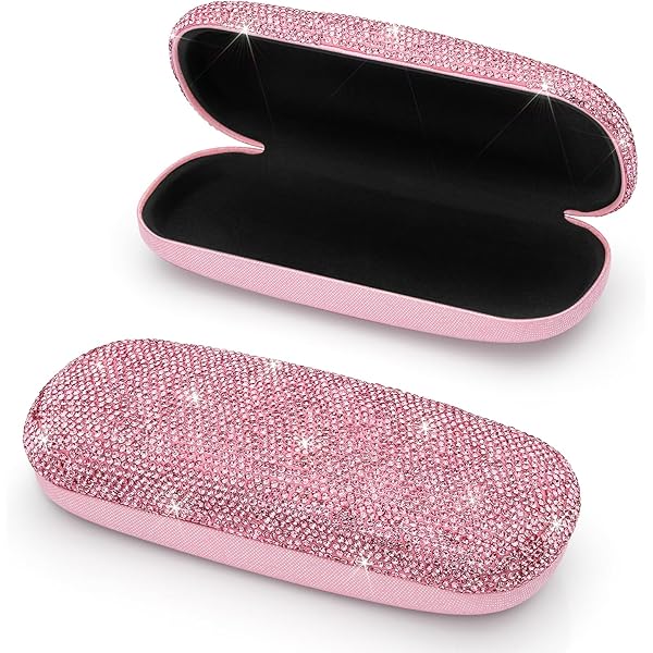 Eyeglass Case Molshine Bling Hard Shell Glasses Case Sparkly