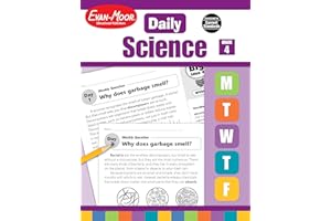 Evan-Moor Daily Science, Grade 4 Homeschooling & Classroom Resource Workbook, Printable Worksheets, Teaching Edition, Earth, Life, and Physical Science, Vocabulary, Test Prep, Hands-On Projects