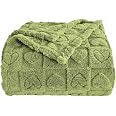 GIOKARNNA Heart Checkered Throw Blanket - Super Soft 280 GSM Fluffy Blanket For Bed, Couch, Gift (Burro Color, 60x80 Inches) - View #6