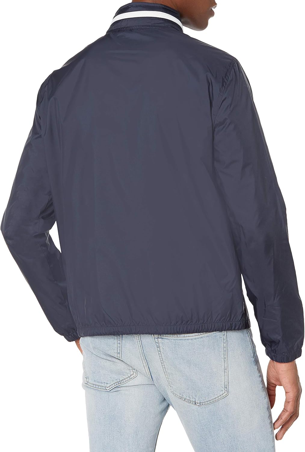 Original Penguin mens Hidden Hood Windbreaker at  Men’s Clothing store