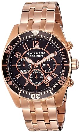 Chronograph Black Dial Mens Watch - P166-33