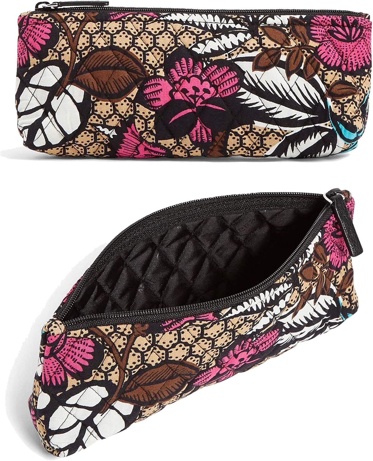 Vera Bradley Brush & Pencil Case, Signature Cotton, Canyon