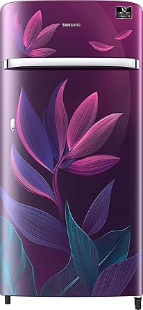 Samsung 198 L 4 Star Inverter Direct-Cool Single Door Refrigerator (RR21T2G2X9R/HL, Paradise Purple)