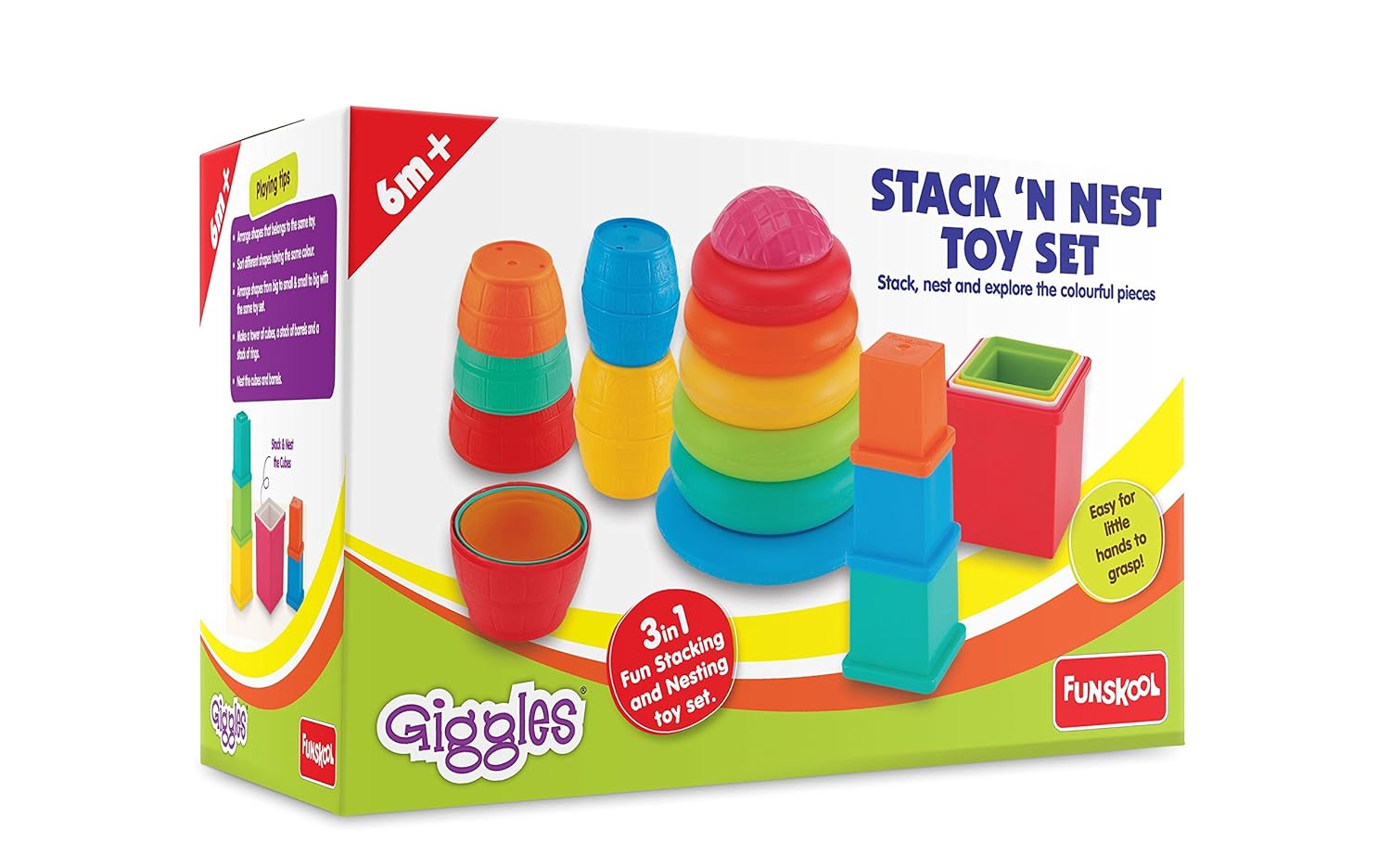 Buy Funskool Giggles Stack n Nest Toy 