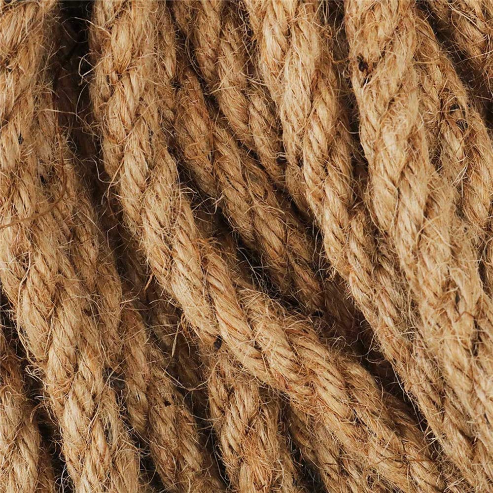 Size 3MM/15M Natural 10M Jute Hemp Rope Thick Garden Rope String Art