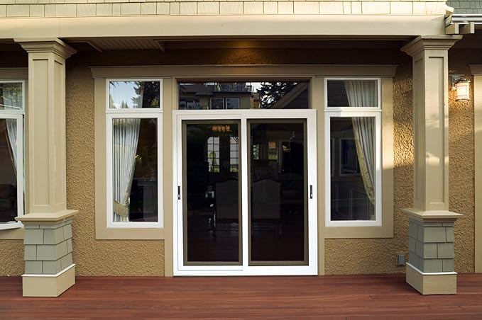 Titan 96x80 Meshtec Ultimate Security Sliding Patio Screen Door