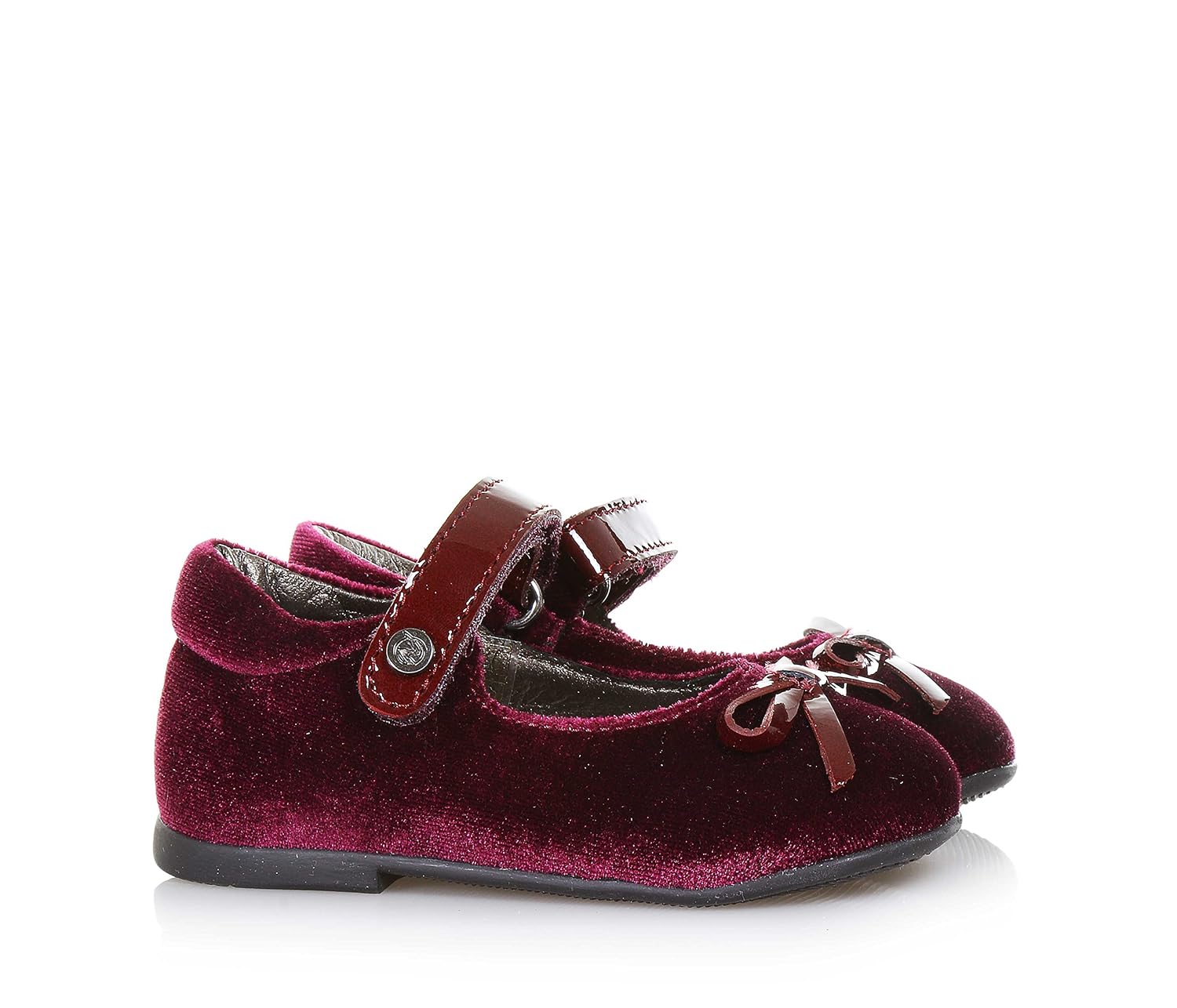 Ideale per Il Primo Passo e per Il Gattonamento Bambina Ragazza Naturino Ballerina  Bordeaux in Velluto e Vernice Scarpe per bambine e ragazze urban-earth.co.uk