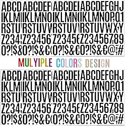 400PCS Large Vinyl Letter & Number Stickers – 2