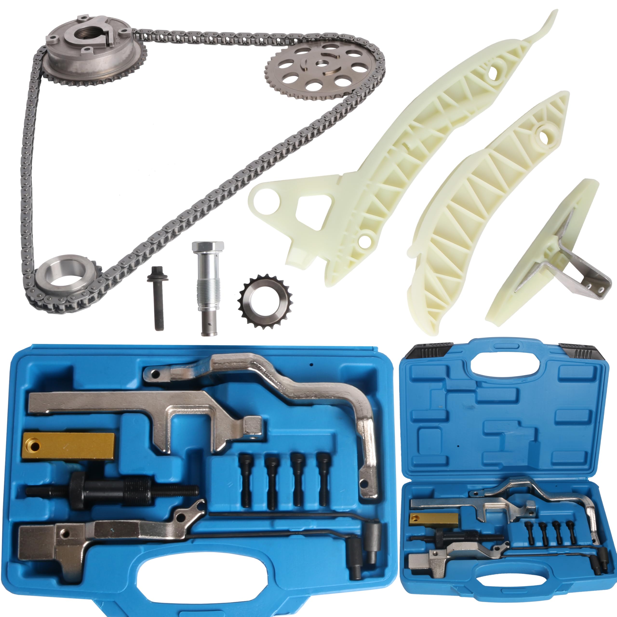 Photo 1 of Riyhch Timing Chain Camshaft Alignment Locking Timing Tool Kit Fit for Mini Cooper 2007-2012 with Engine N12 N14 1.6L 1598CC L4 DOHC Turbocharged Replace N14B16 11317516088 119540