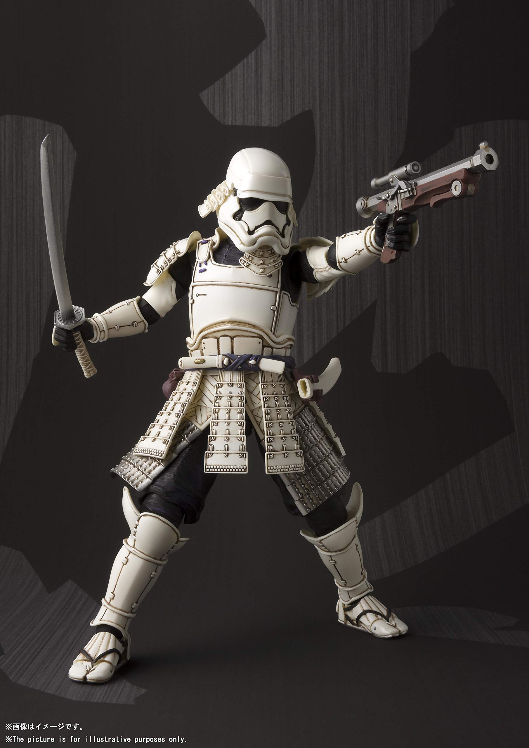 Star Wars Ashigaru First Order Storm Trooper, Meisho Movie Realization,Multi-coloured,BAS57044