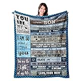 to My Son Blanket 50"x40", Son Gifts from