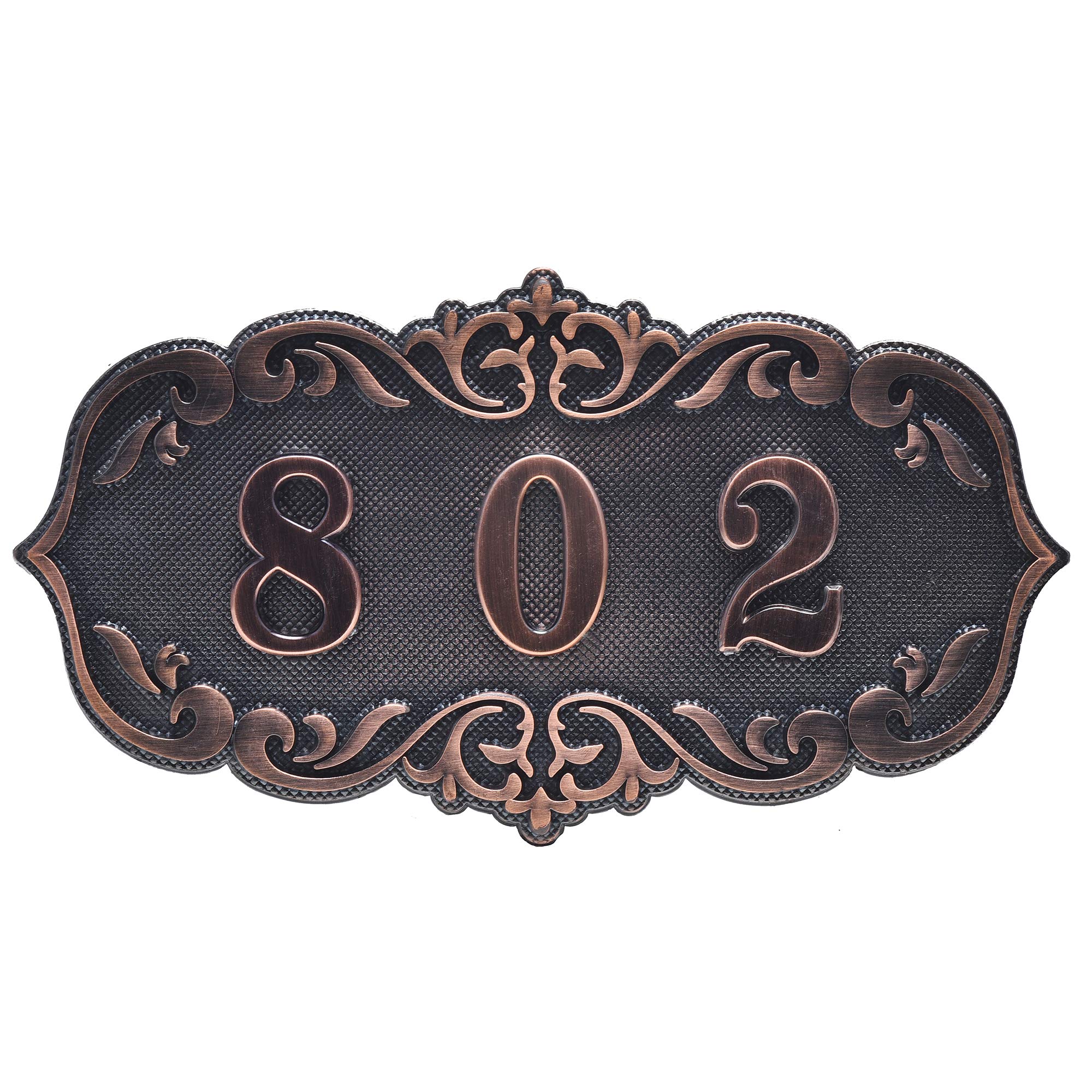View 1 of Door Number Plate, Apartment Door Number Sign, House Number Plaques with 14 Numbers