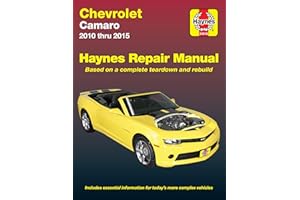 Chevrolet Camaro 2010 thru 2015 Haynes Repair Manual