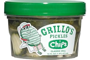 Grillo's Pickles Classic Dill Pickle Chips, 16oz