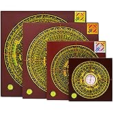 Chinese Feng Shui Compass I Ching Luo Pan Azimuth Indicator Home Decorational 4/6/7/9in