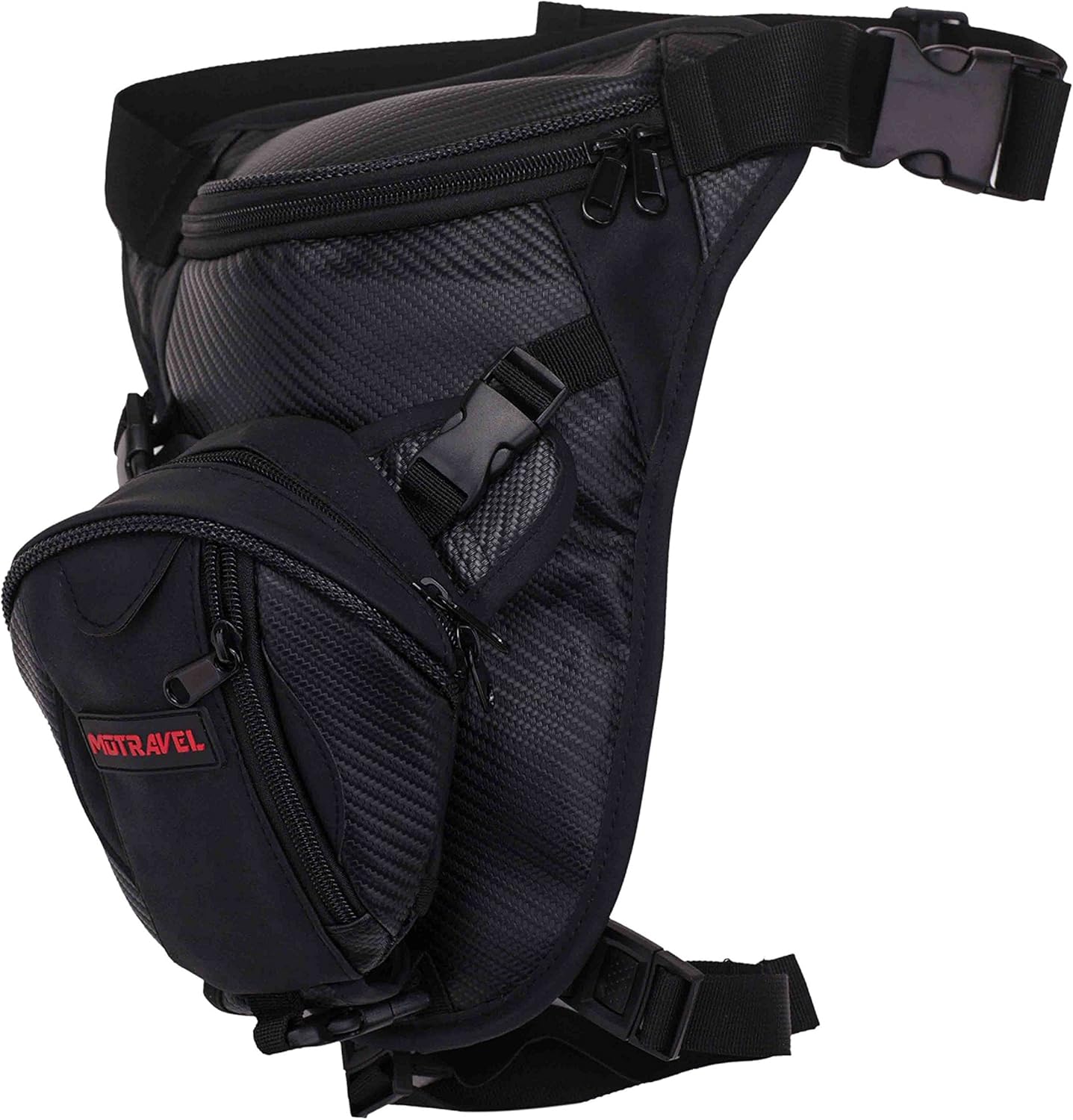 Sacoche Jambe Moto Sac De Jambe Moto Étanche Homme/Femme - Sac Banane Réglable Avec Sangles - Sport, Cyclisme, Randonnée Sacoche De Jambe Pour Moto