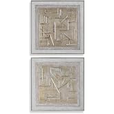 Uttermost Unpredictable 31 Inch Canvas Art (Set of 2) 32357