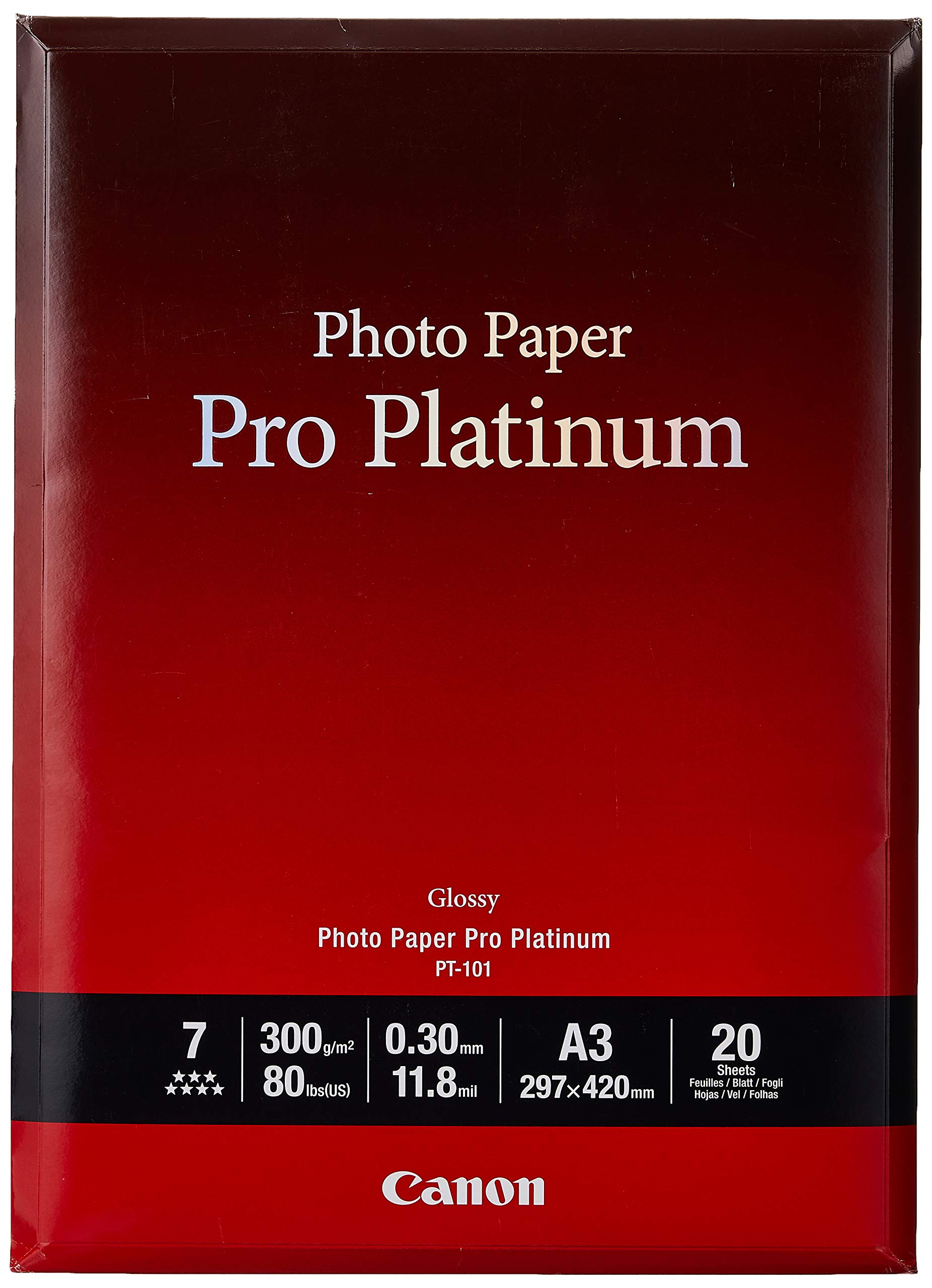 Canon 2768B017 Photo Paper DIN A3 White 20 Sheets
