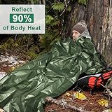 EEEKit Survival Bivy Bags 2 Pack Waterproof Mylar Thermal Emergency Sleeping view 3