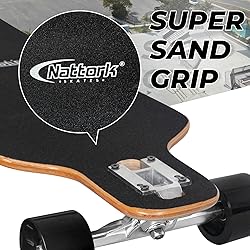 Nattork 42 Inch Cruiser Longboard Skateboard