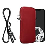 kwmobile Neoprene Phone Bag XXL - 7" - 6.9 x 3.3