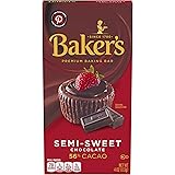 Baker's, Premium Semi Sweet Chocolate Baking Bar, 4 oz