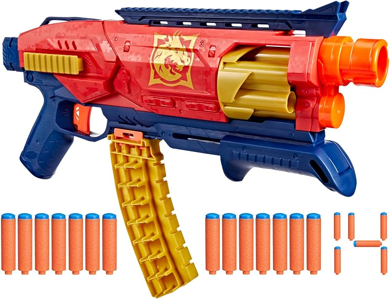 Hasbro Nerf Loadout, Shadowspeed Recon, Lanzador Personalizable, 14 Dardos de Espuma N1, Accesorios Adaptables, Cañón Giratorio, Modo Ráfafa, Competición, Diversión con Amigos, Regalo para niños