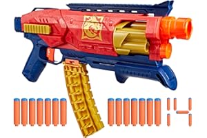 Nerf Loadout Shadowspeed Recon Blaster, 14-Dart Storage Attachment Accessory, 6-Dart Revolving Cylinder, 14 Nerf N1 Darts, Kids Toys, Ages 8+