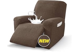 MAXIJIN Waterproof Recliner Covers for Large Recliner 3 Pieces Oversized Recliner Chair Covers, Washable Lazy Boy Reclining S