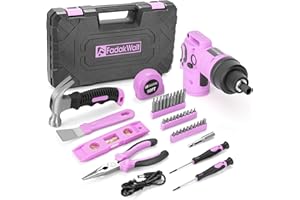 FADAKWALT 40pcs Electric Screwdriver kit with 3.6V USB Electric Screwdriver and drill set, Complete general tool set cordless screwdriver set Rechargeable for Home with Storage Toolbox