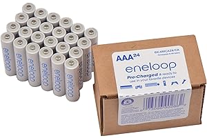 Panasonic BK-4MCA24/CA eneloop AAA 2100 Cycle Ni-MH Pre-Charged Rechargeable Batteries 24 Pack