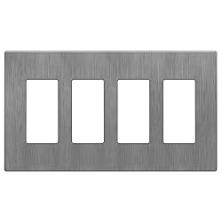LIDER Brushed Finish Decorator Switch